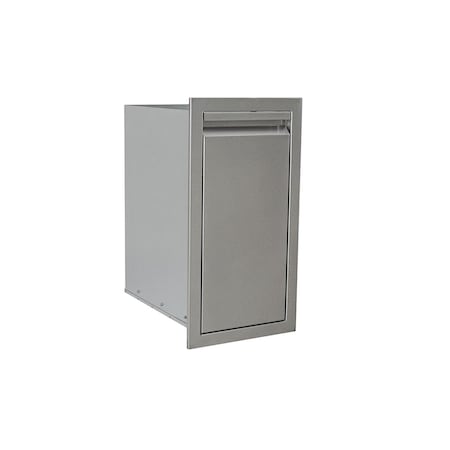 Tento Campait Valiant Stainless Steel Charcoal Caddy & Pellet Drawer Fully Enclosed TE1710212